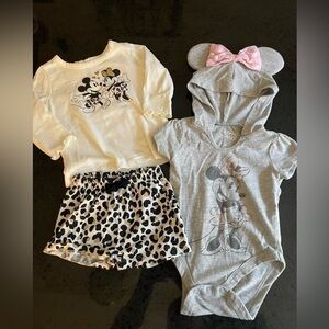 Disney Baby Girl Minnie Mouse Bundle Size 3 Months